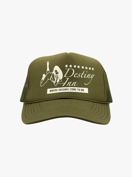 Destiny Inn Trucker Hat (Olive)